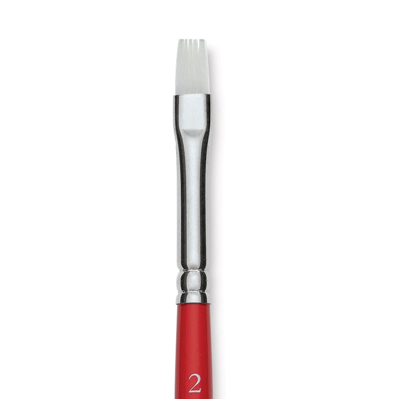 Winsor & Newton University Brush - Flat, Size 2, Short Handle